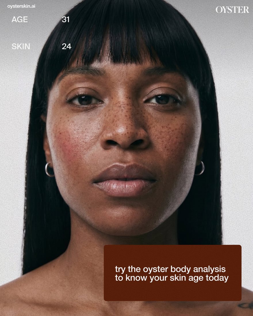 A skin analysis on a deep skin tone