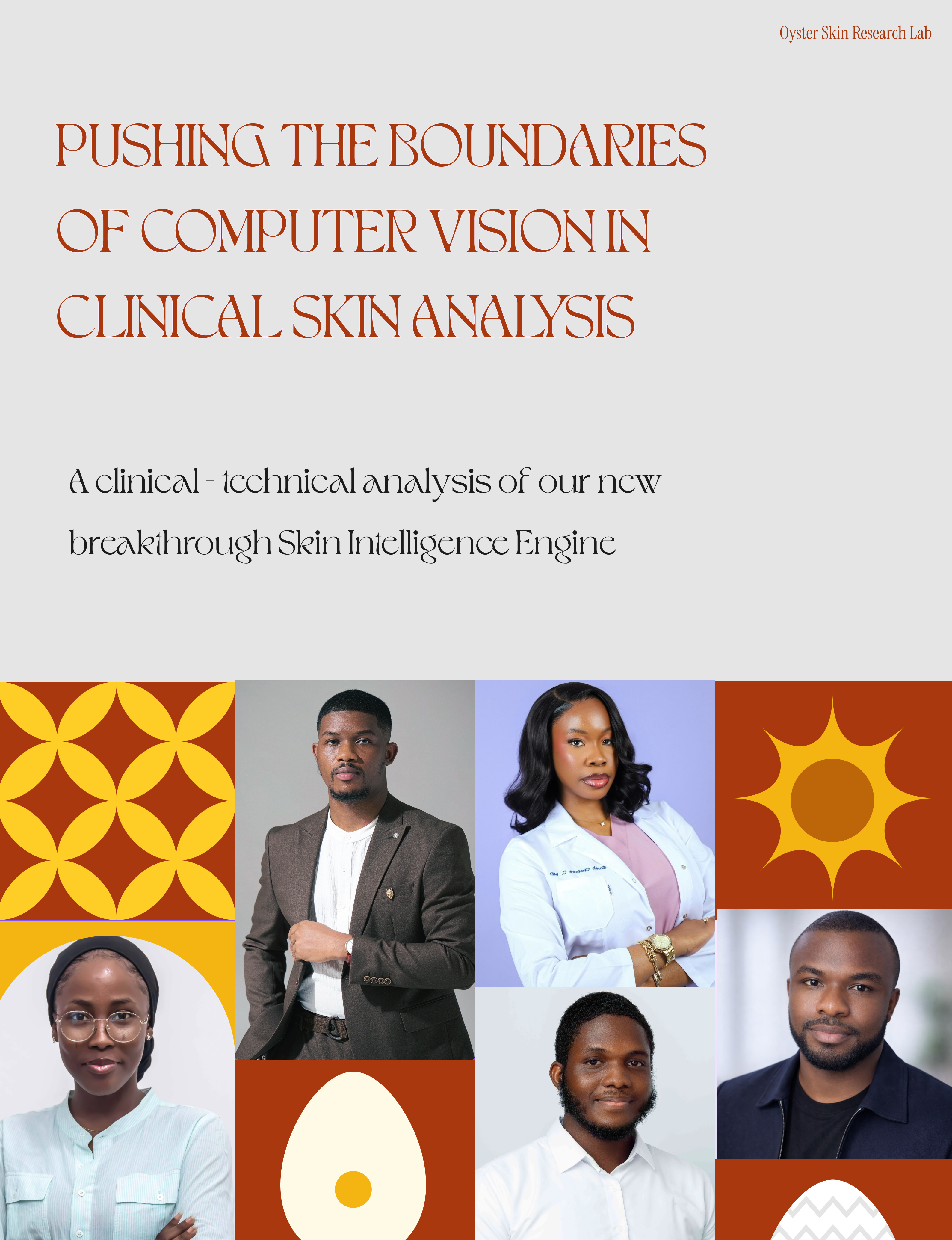 Cover of Oyster's computer vision and clinical skin analysis report