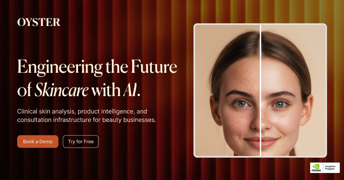 Oyster - AI Skin Analysis Technology.
